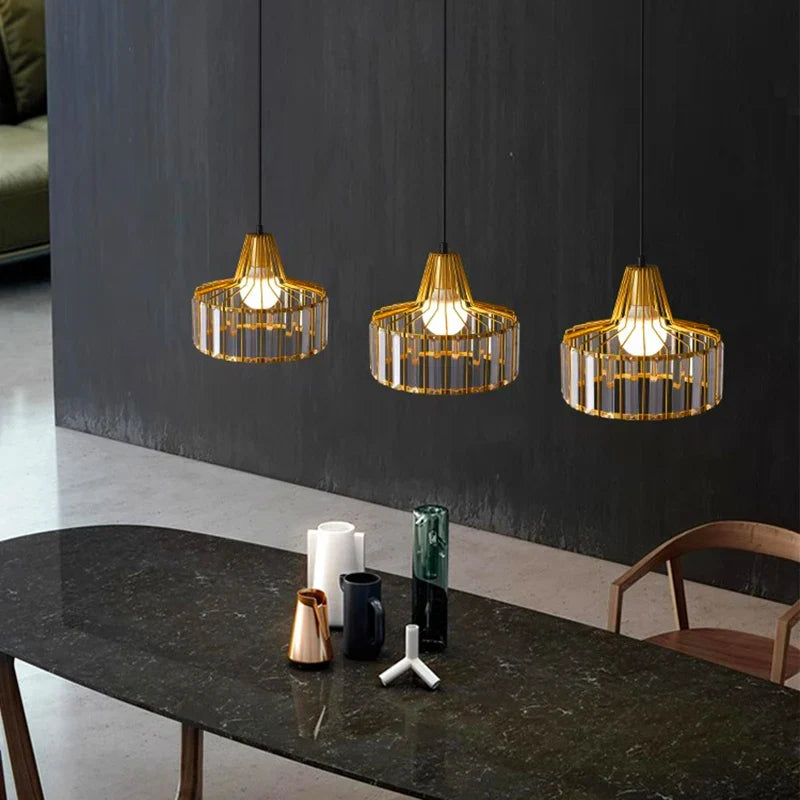 Afralia™ LED Pendant Chandelier for Stylish Indoor Bedroom Decor