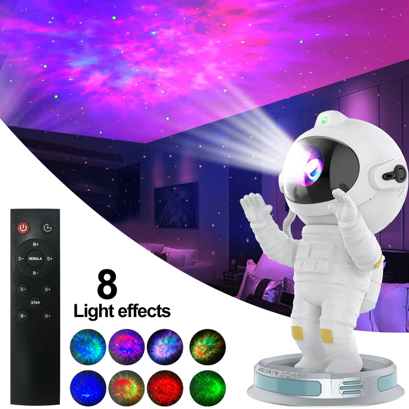 Afralia™ Star Galaxy Projector LED Night Light Remote Control Kids Gift