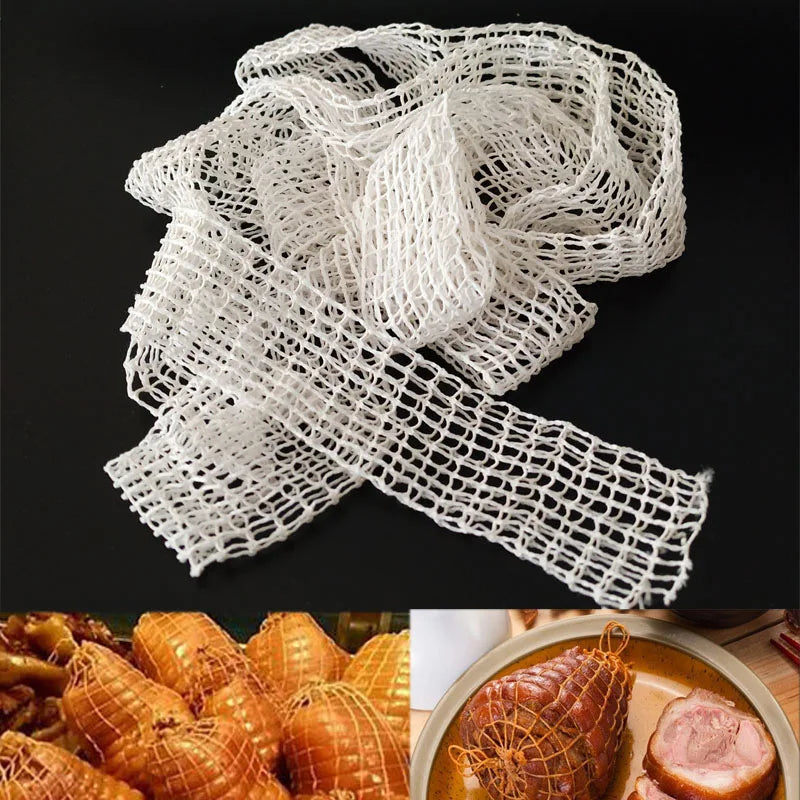 Afralia™ Sausage Hot Dog Meat Mesh Net Butcher's String Roll Kitchen Tool