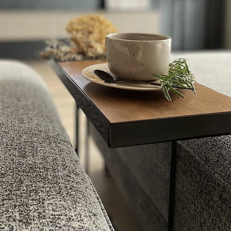Afralia™ Nordic Side Table - Minimalist Living Room Accent Desk with Magazine Storage Shelf
