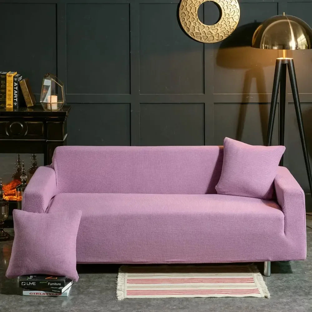 Afralia™ 3D Quilted Sofa Cover: Soft Cozy Stretch Spandex Couch Slipcover