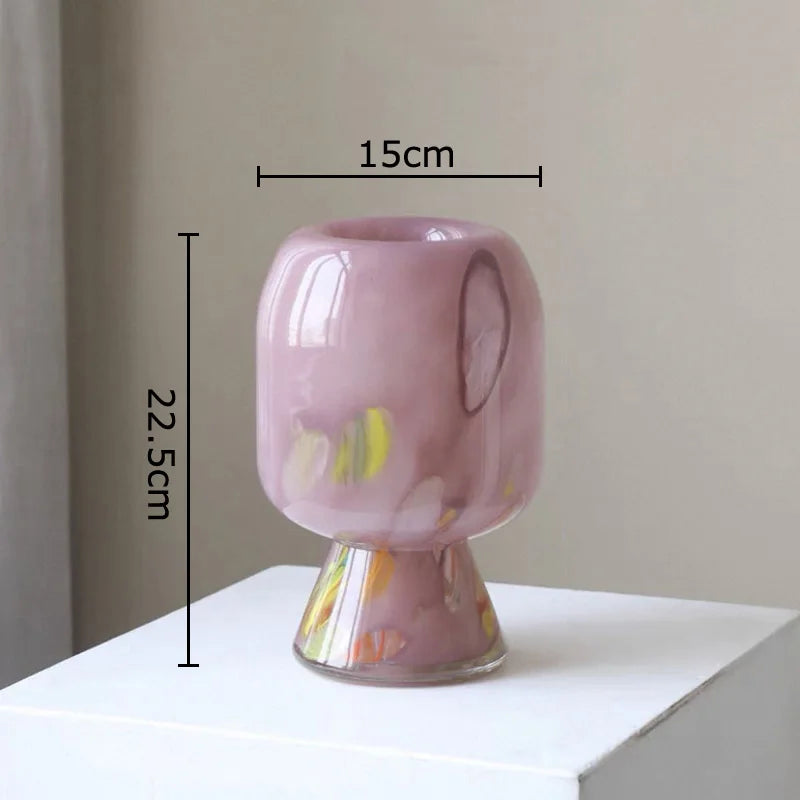 Glass Vase Hydroponics Plant Pots Afralia - Artistic Floral Room Decor