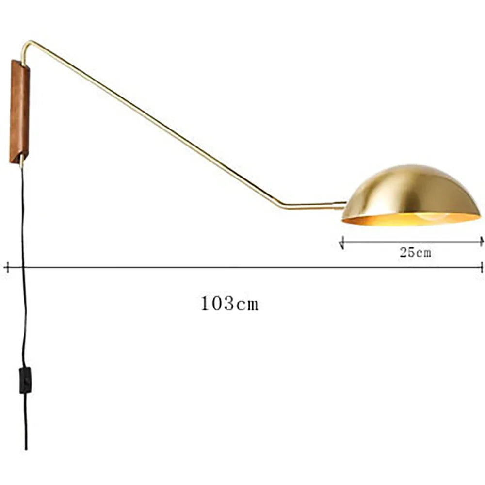 Afralia™ Modern Swim LED Wall Lamp for Home Decor and Study Lighting