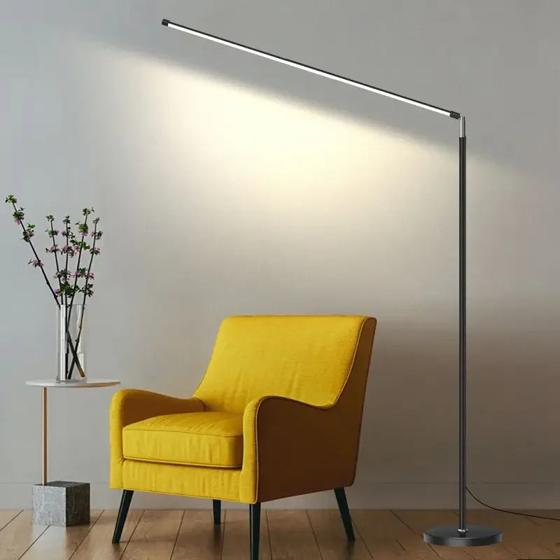 Afralia™ LED Floor Lamp: Super Bright Minimalist Reading Fixture for Living Room and Bedroom