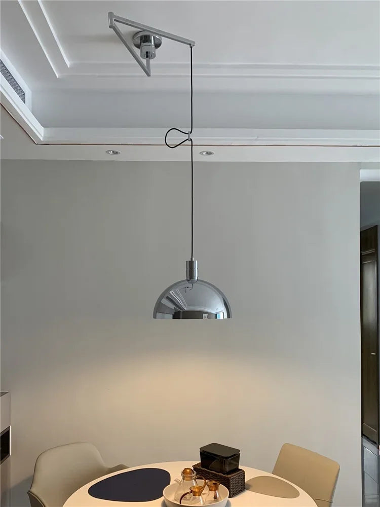 Afralia™ Medieval Design Swing Arm Pendant Light LED E27 Industrial Hanging Lamp