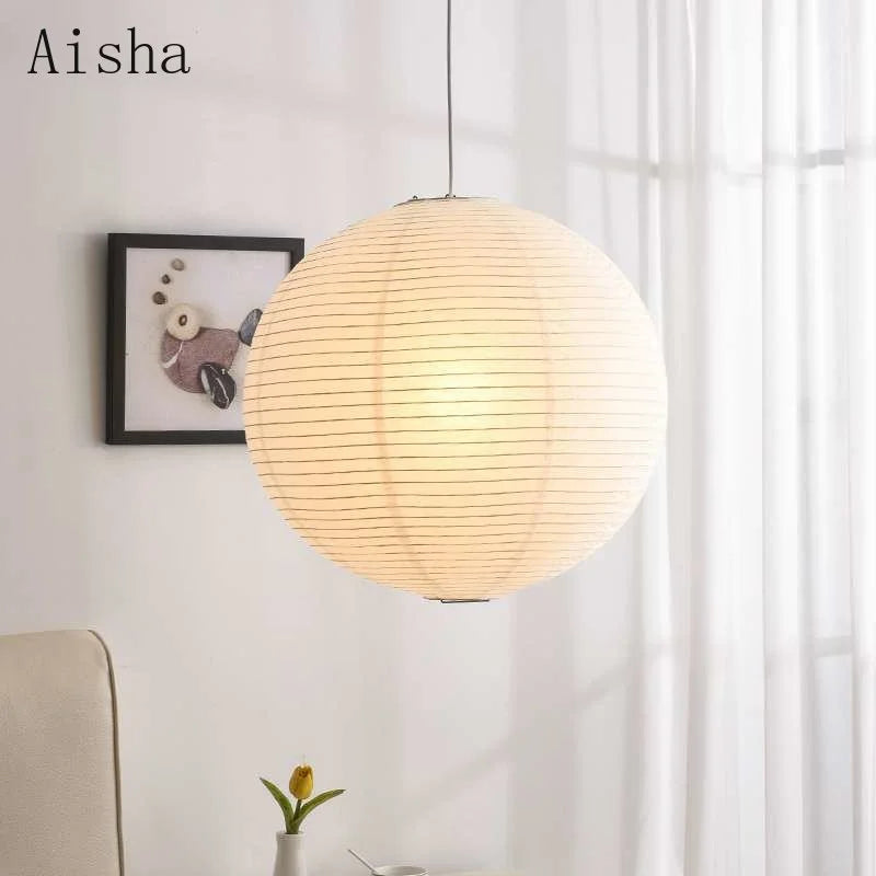 Afralia™ Hefeng Ball Paper Pendant Lamp for Home Decoration 30/40/50cm