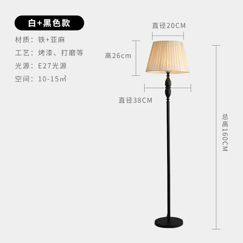 Afralia™ Nordic Style LED Floor Lamp Creative Personality Decoration Bedroom Study Lamp