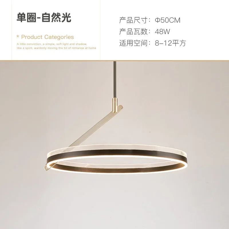 Afralia™ Modern Dine Room Pendant Lights LED Chandelier for Stylish Indoor Lighting