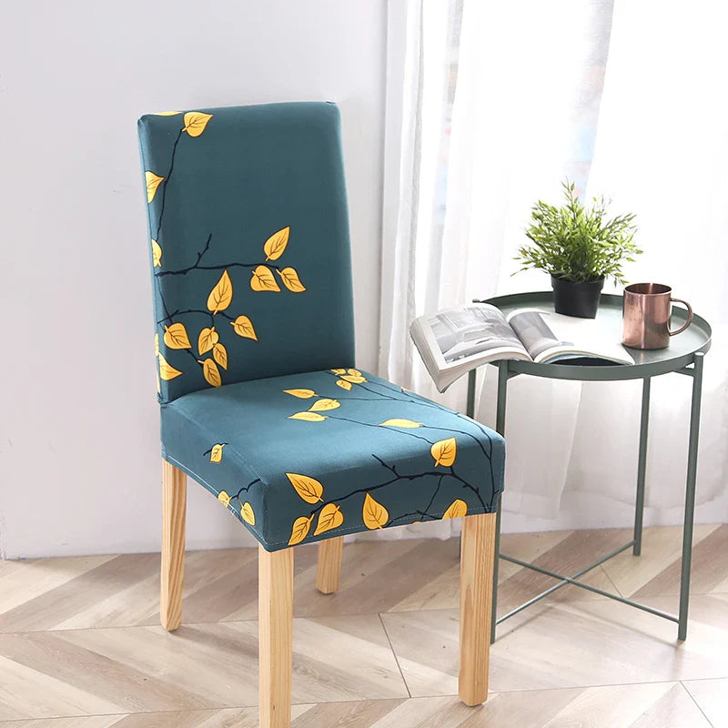 Afralia™ Stretch Print Chair Cover - Elastic Seat Slipcover