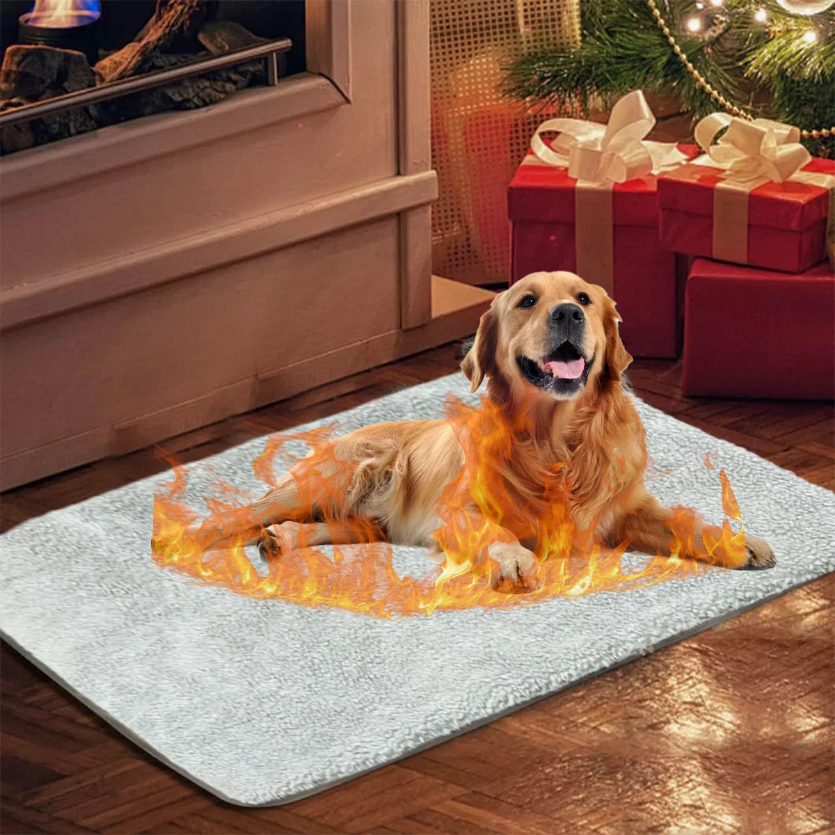 Afralia™ Self Heating Cat Dog Pet Bed Mat Extra Warm Thermal Pad