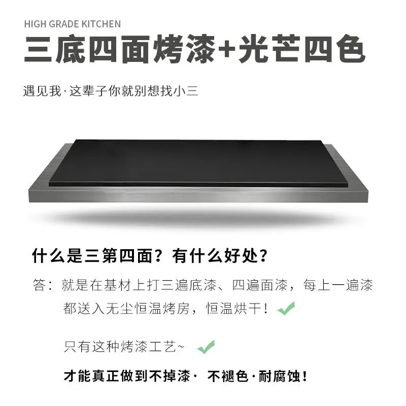 Afralia™ Microwave Shelf with Drawer, Integrated Oven, Rice Cooker, Air Fryer, Electrical Storage Rack