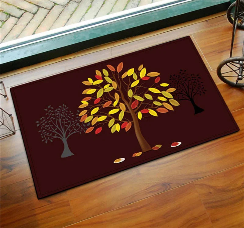 Afralia™ Underwater World Crystal Velvet Door Mat: Anti-Slip, Durable, Easy to Clean Rug