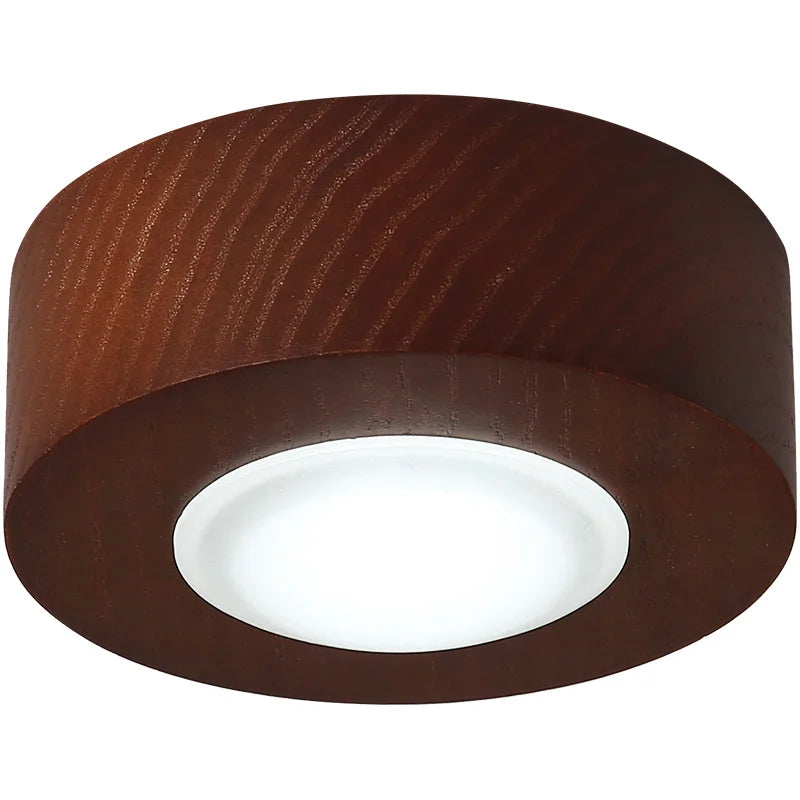 Afralia™ Nordic Wooden Ceiling Lamps - Acrylic LED Lighting for Home Decor