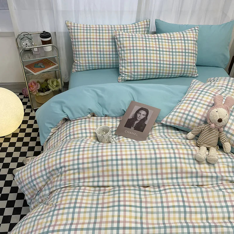 Afralia™ Geometric Pattern Bedding Sets: King & Queen Sizes, Smooth & Breathable Bedclothes