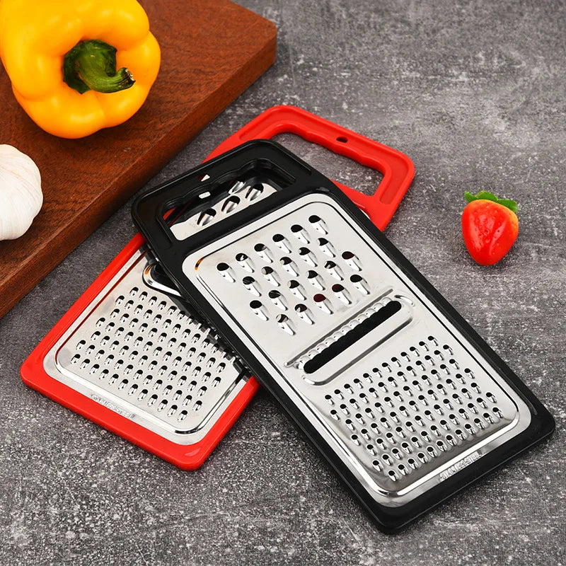 Afralia™ Multi-purpose Stainless Steel Slicer Cutter Grater Crusher Kitchen Tool
