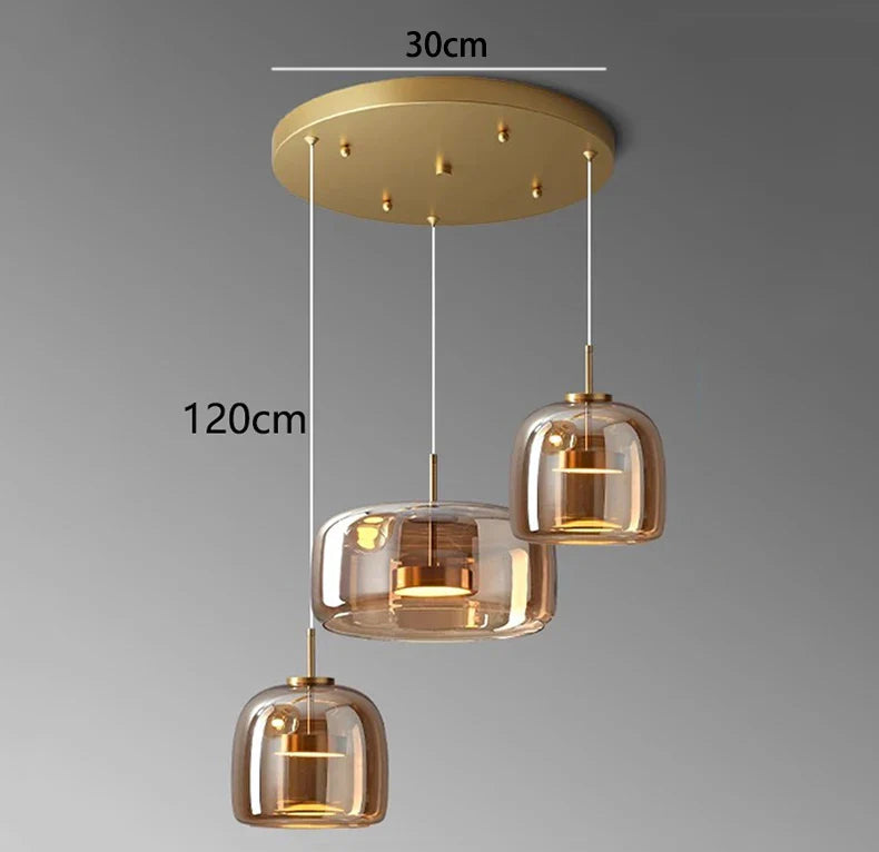 Afralia™ Modern LED Pendant Light Chandeliers for Living Room and Dining Room