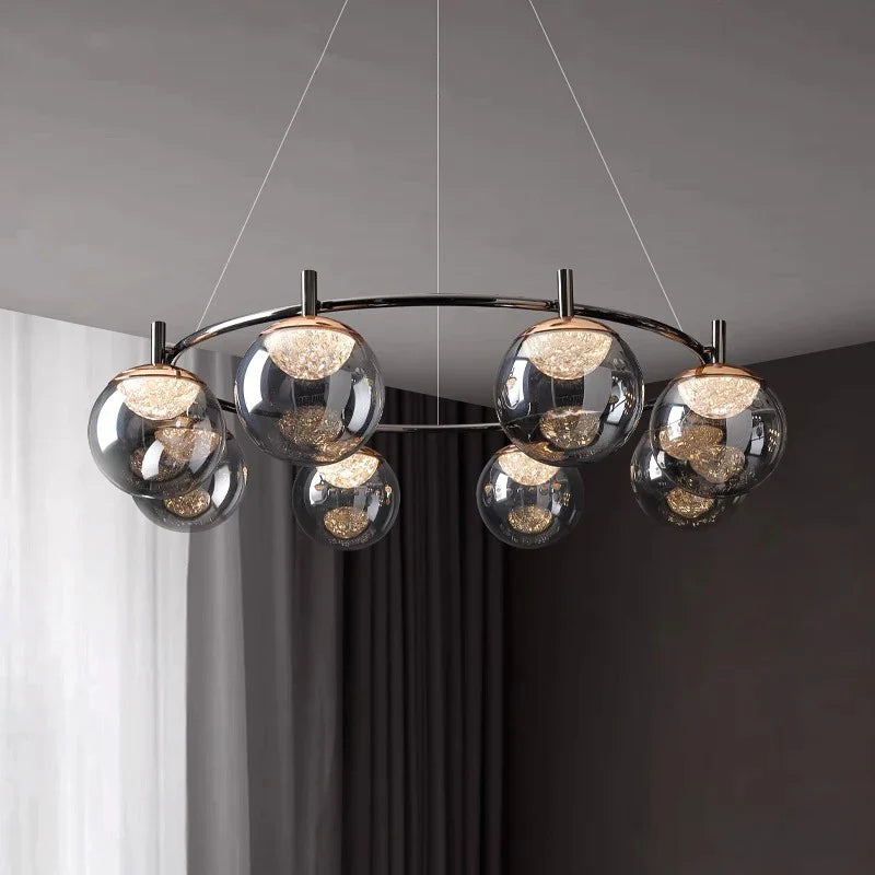 Afralia™ Modern LED Pendant Light Chandeliers for Living Room and Dining Room