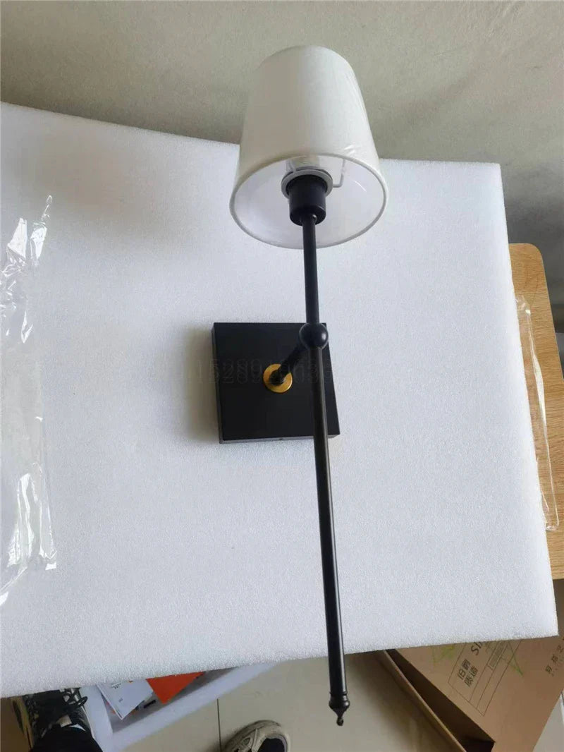 Afralia™ Nordic Minimalist Metal Wall Sconce for Hotel and Home Decor