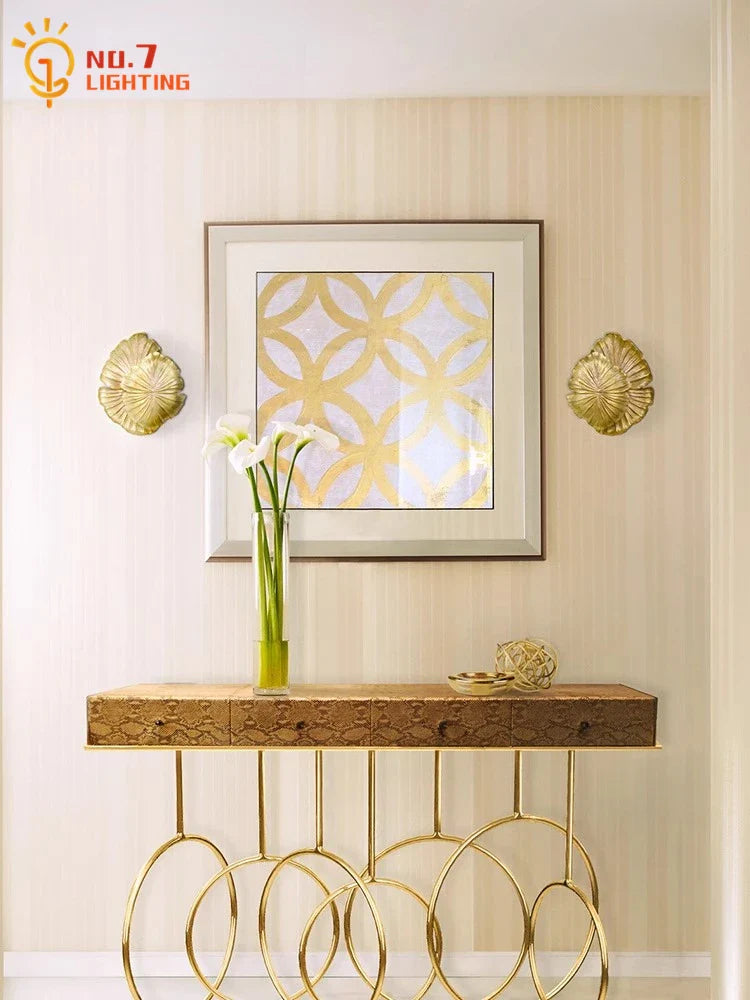 Afralia™ Designer Copper Wall Lamp LED G9 Gold/Chrome Art Decor Living Room Bedroom