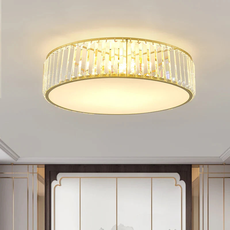 Afralia™ Crystal Light: Modern Restaurant Hotel Ceiling Light for Living Room