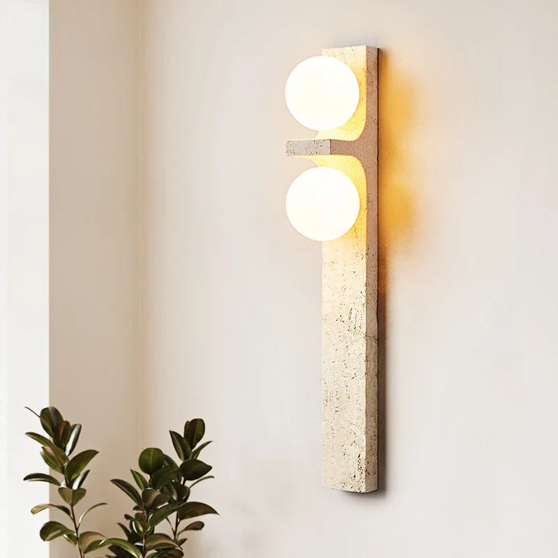 Afralia™ Nordic Brass Marble Wall Sconce for Modern Indoor Lighting