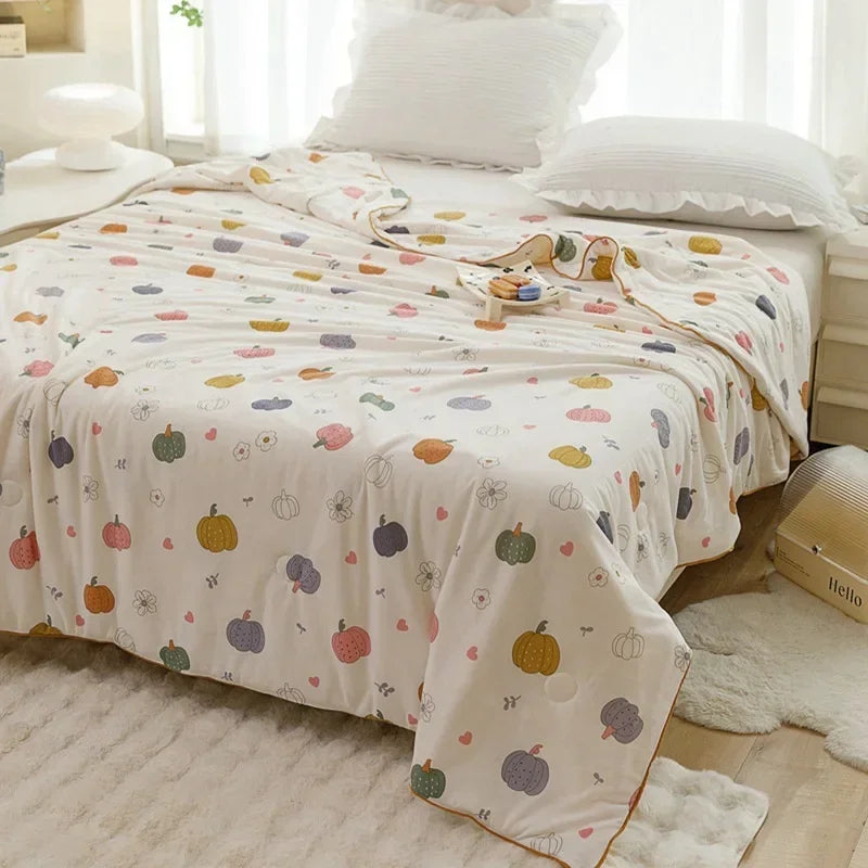 Afralia™ Cooling Summer Blanket | Soft & Breathable Natural Plant Comforter