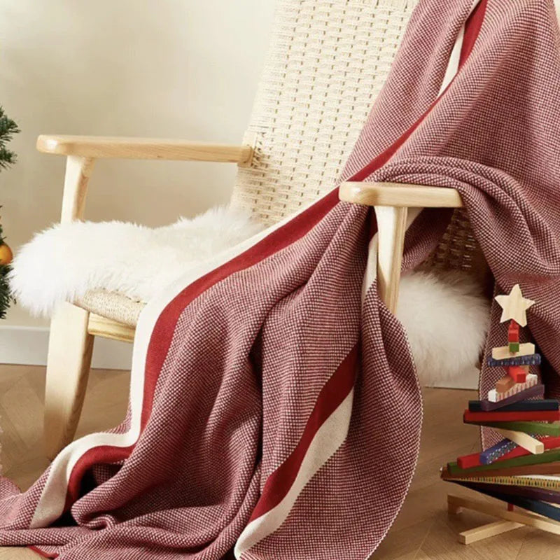 Afralia™ Cozy Striped Knit Blanket for All Seasons