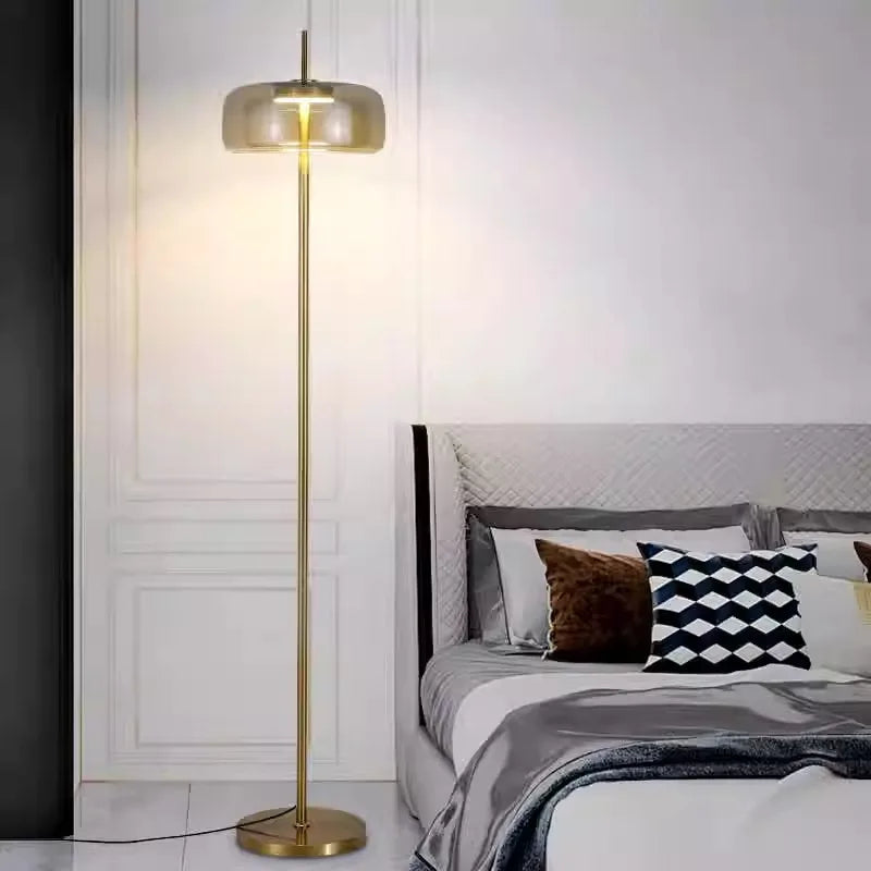 Afralia™ Modern Minimalist LED Floor Lamp Home Decor Living Room Bedside Light