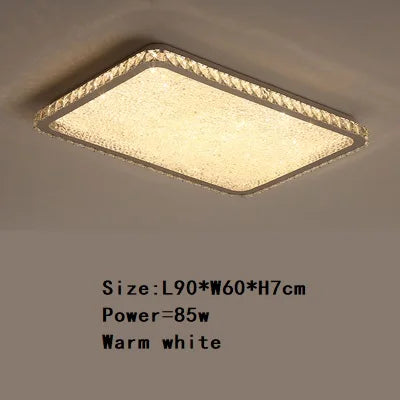 Afralia™ Crystal Round Ceiling Lamp: Nordic Light Luxury LED Home Lighting for Bedroom and Living Room