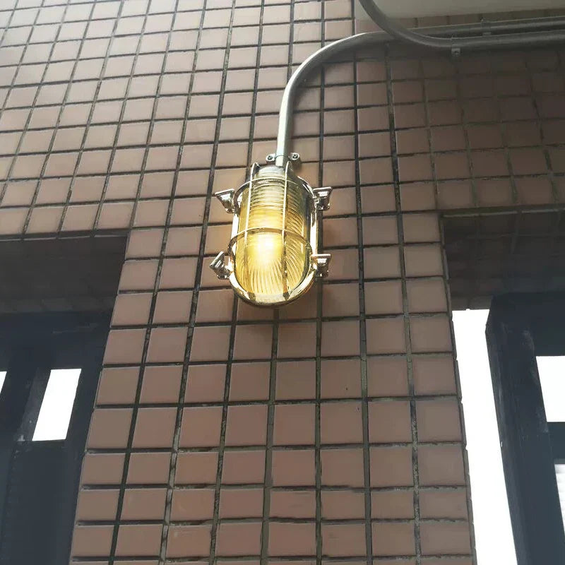 Afralia™ Industrial Outdoor Wall Lamp Waterproof LED Wall Light for Porch Garden Balcony