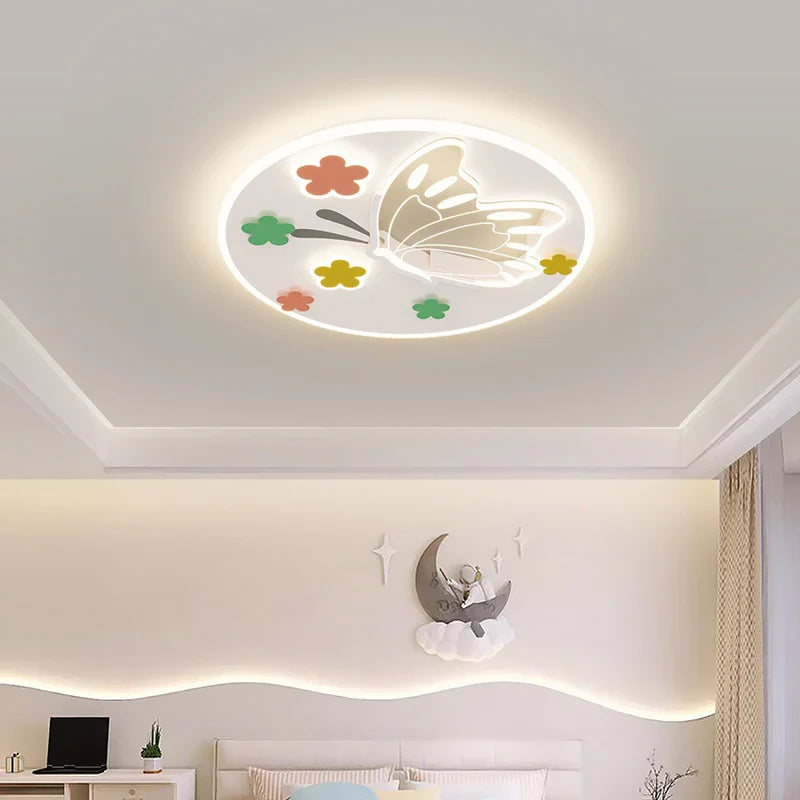 Afralia™ Cloud Airplane Chandelier Kids Bedroom Ceiling Light Fixtures