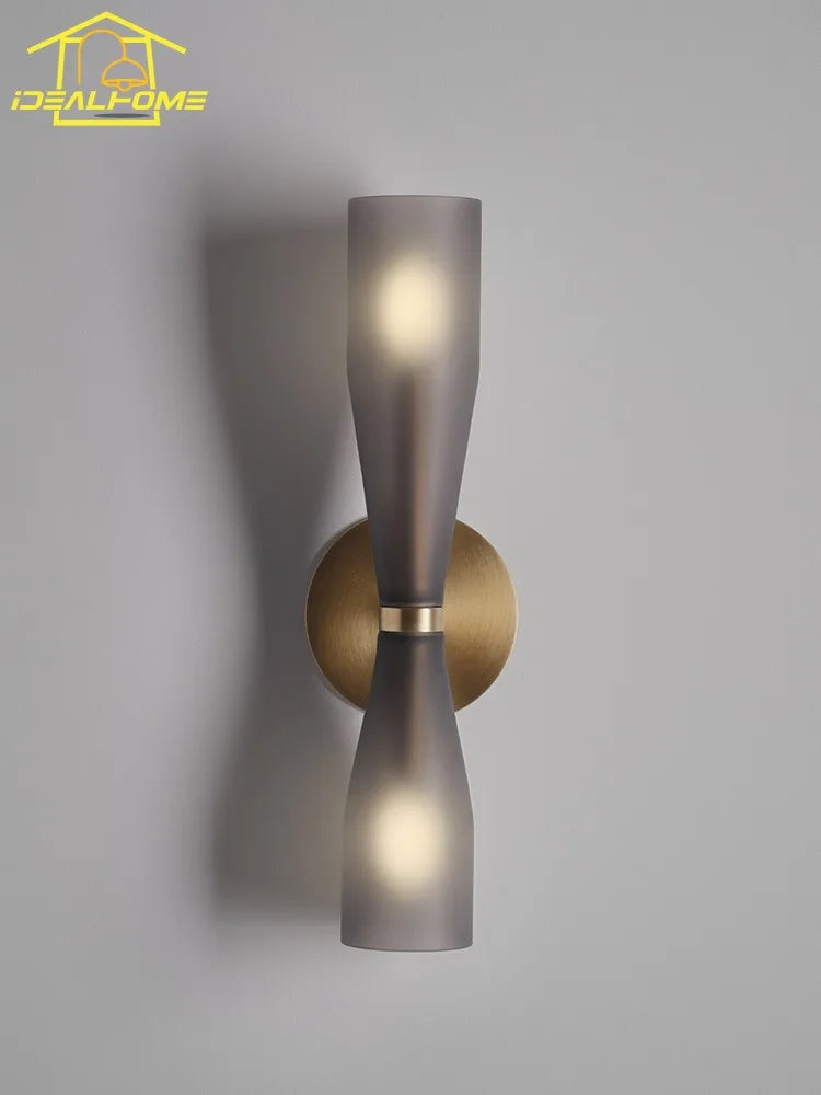 Afralia™ ETCETERA Copper Wall Lamp: Minimalist Luxury LED Indoor Lighting for Bedroom, Living Room