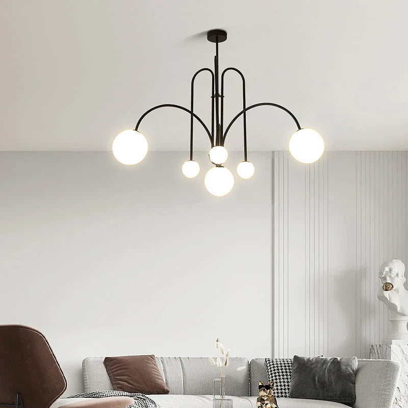 Afralia™ LED Pendant Chandelier for Living Room Bedroom Decor