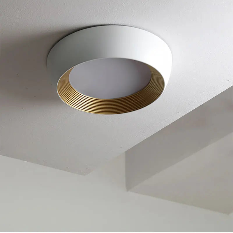 Afralia™ Minimalist Vortex Pattern Ceiling Light Modern Nordic LED Chandelier White Black Circular