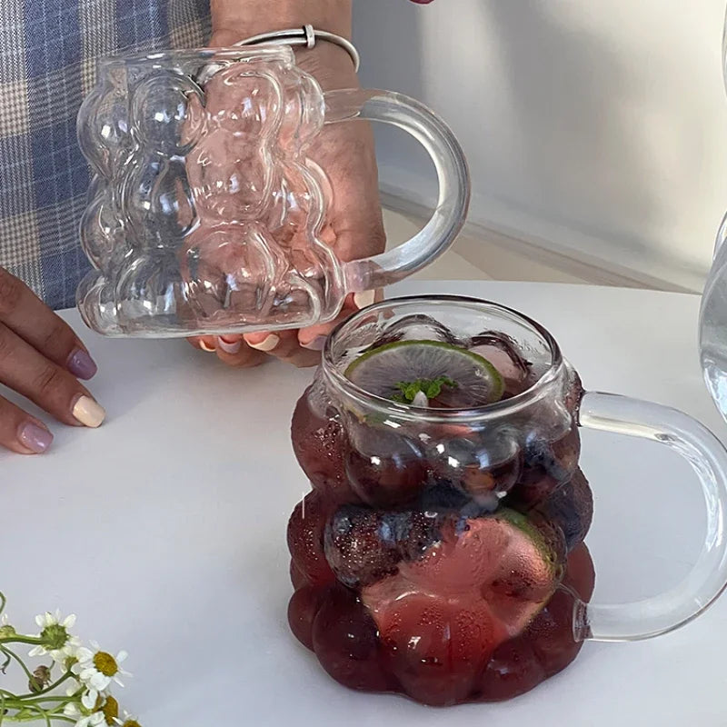 Afralia™ Glass Drinking Set: Coffee, Wine, Whiskey, Bubble Tea, Water, Espresso, Beer, Boba