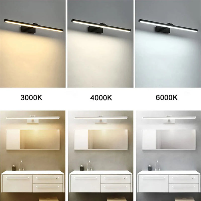 Afralia™ LED Wall Lamp Bathroom Mirror Light for Bedroom Indoor Lighting