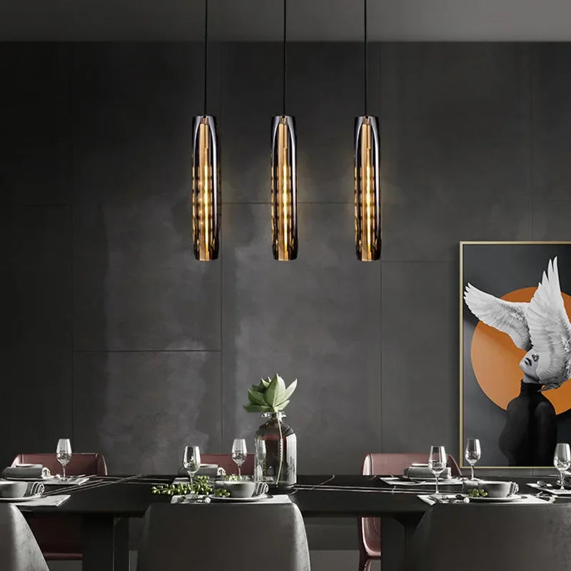 Afralia™ Crystal Pendant Light: Modern LED Round Hanging Lamp for Living Room and Dining Room