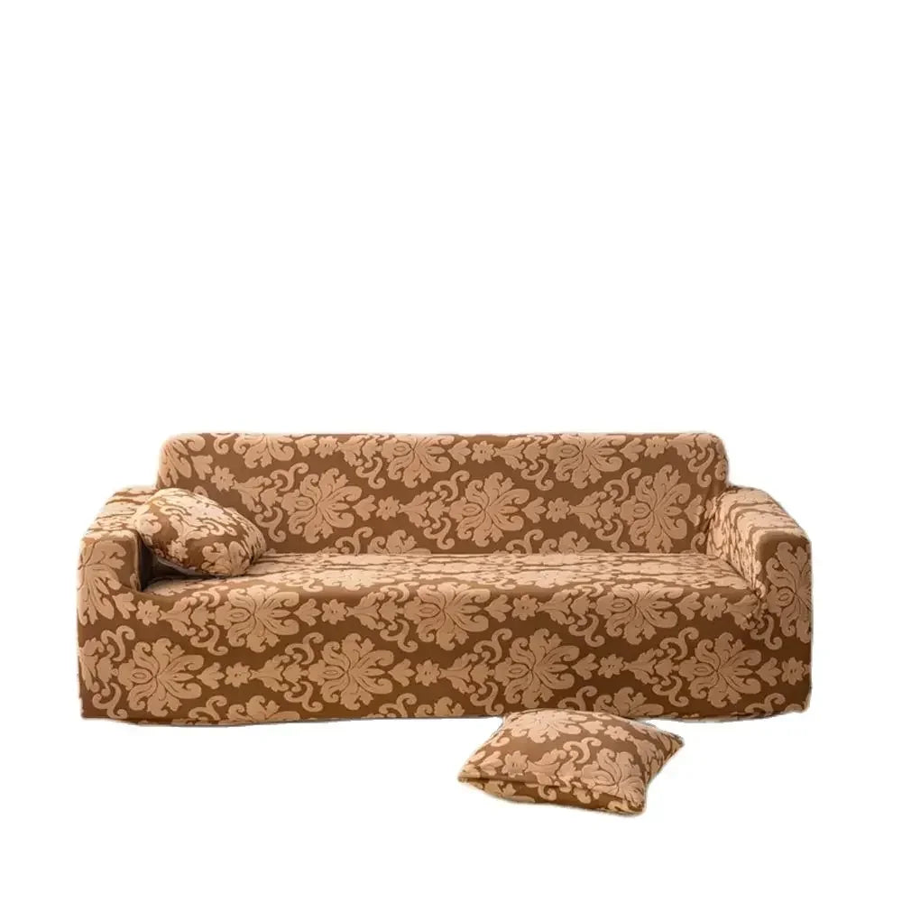 Afralia™ 3D Solid Embossed Thick Sofa Cover Slipcovers - Spandex Stretch Couch Case