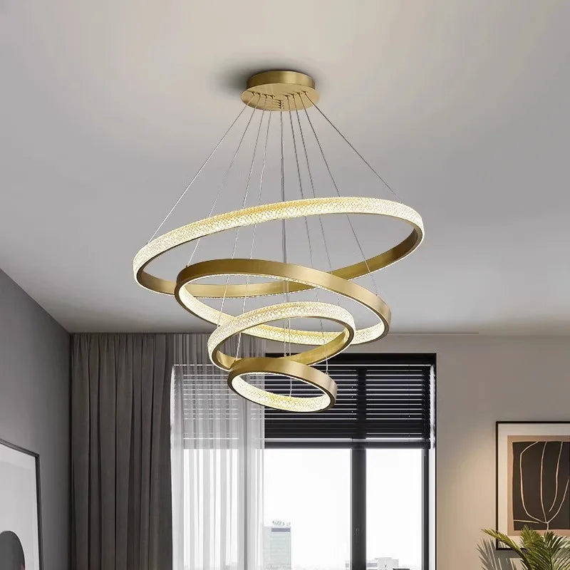 Afralia™ LED Pendant Chandeliers for Modern Living Room and Dining Room