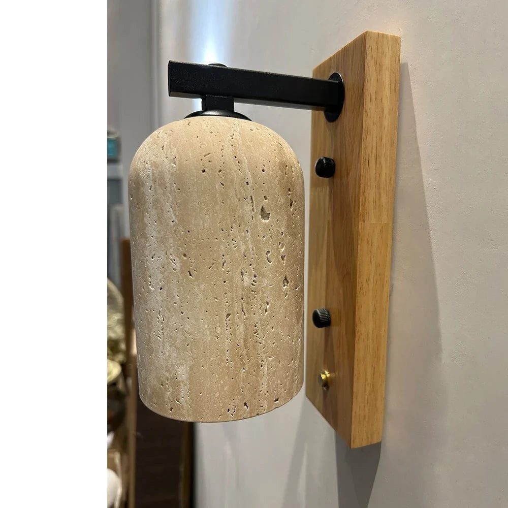 Afralia™ Marble Wall Lamp: Nordic Modern LED Sconce for Bedroom, Living Room, and Corridor