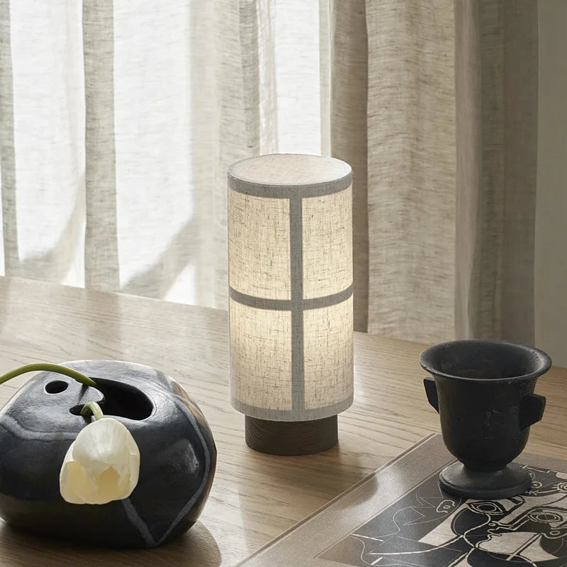 Afralia™ Zen Tea Room Table Lamp for Living Room, Study, and Bedroom