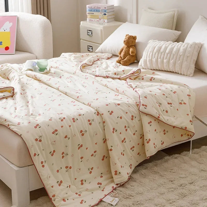 Afralia™ Cooling Summer Blanket | Soft & Breathable Natural Plant Comforter