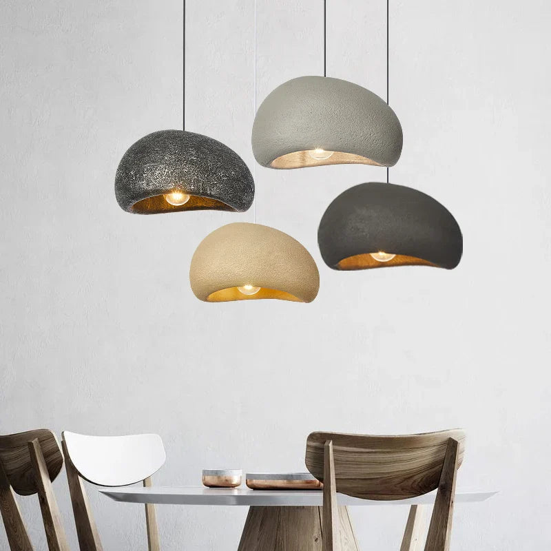 Afralia™ Wabi-sabi Nordic Pendant Lights for Home Decor