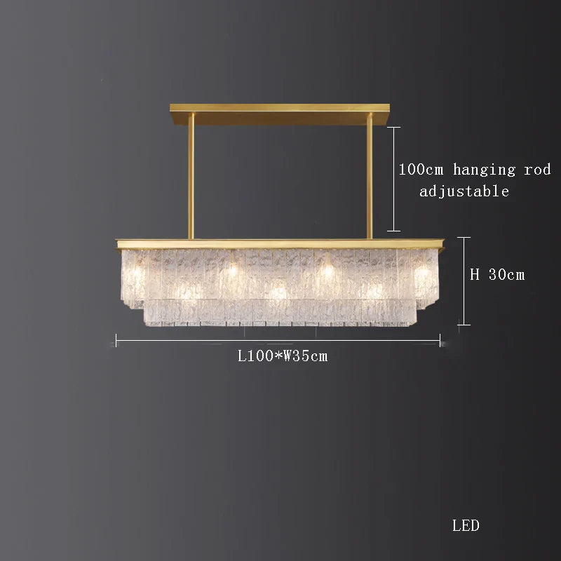 Afralia™ Crystal LED Chandelier: Minimalist Luxury Lighting for Dinning Table