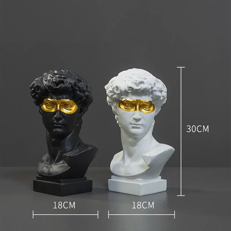 Afralia™ Venus Bust Sculpture Art Figurine for Home Decor