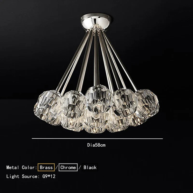 Afralia™ Crystal Gold Chandelier: Luxury Lighting Fixture for Kitchen, Modern Design & High-Quality Craftsmanship