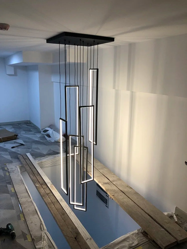 Afralia™ Nordic Luxury Loft LED Chandelier for Modern Villa Living