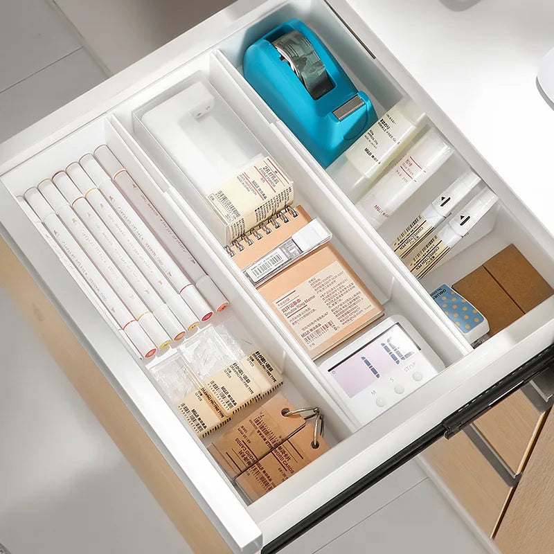 Afralia™ Sliding Cabinet Organizer Basket Divider for Kitchen and Cosmetic Storage