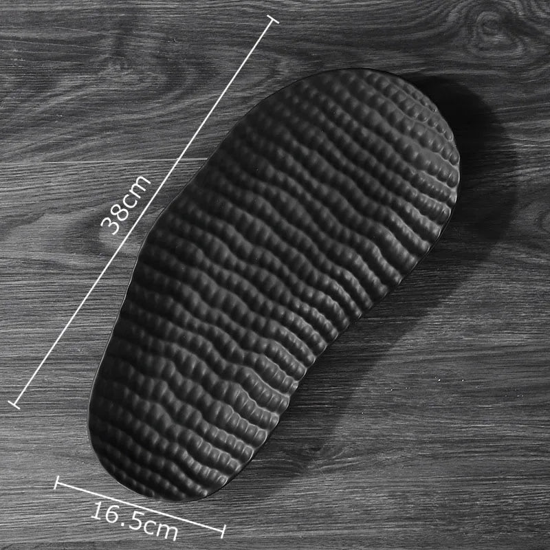 Afralia™ Ceramic Fruit Bowl Tray for Snacks & Desserts