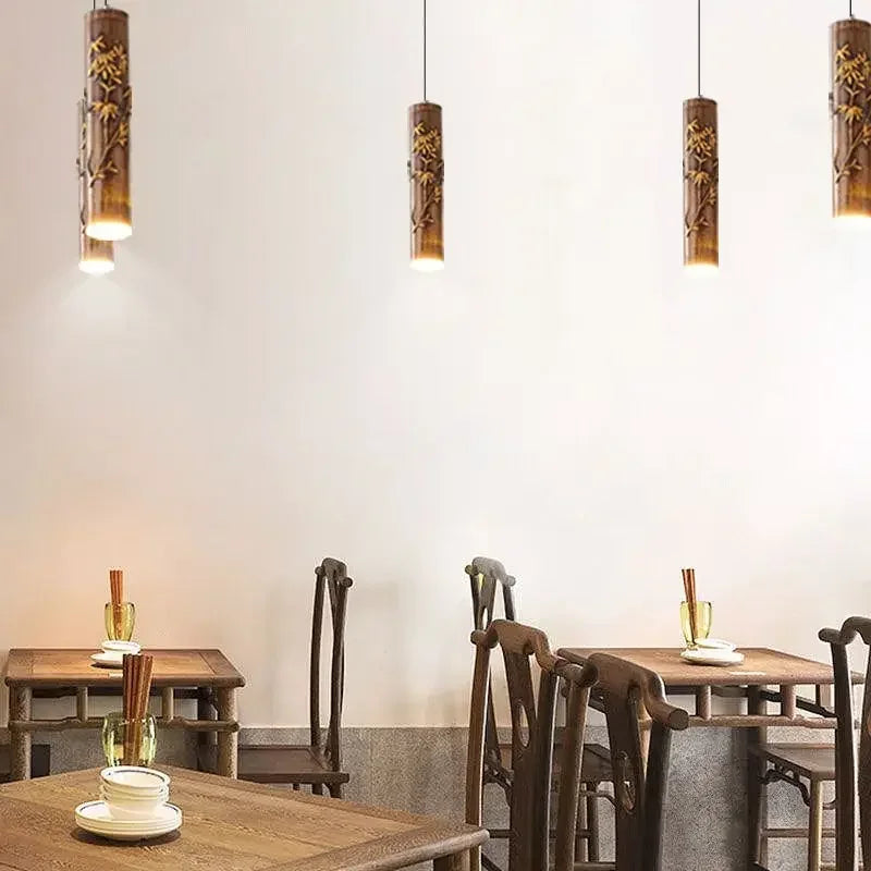 Afralia™ Chinese Modern Art Hotpot Restaurant Bar Pendant Light